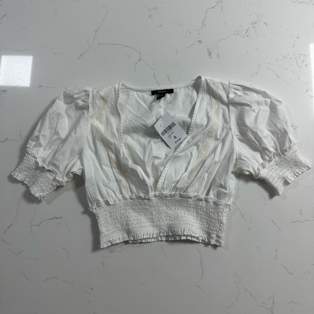 Forever 21 white top